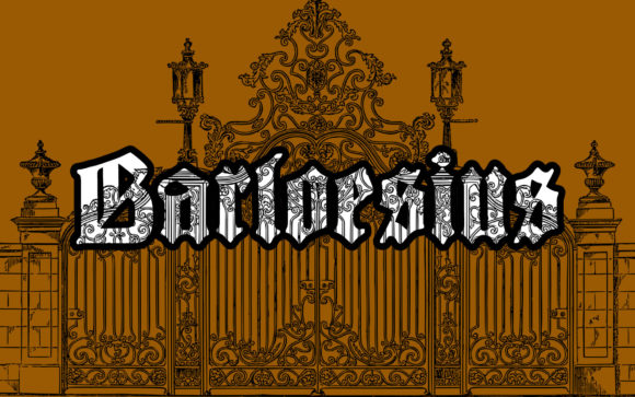 Barloesius: The Assertive Blackletter Font That Commands Attention