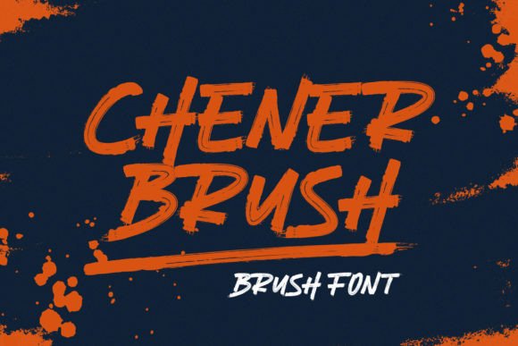 Chener Brush: Authentic Handbrush Font for Expressive Design