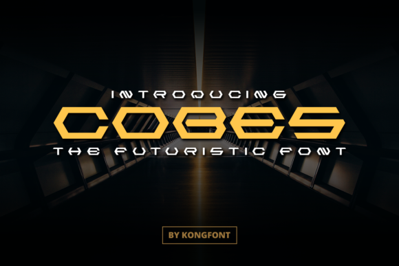 Cobes: A Modern Futuristic Display Font for Creators and Designers