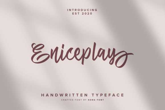 Eniceplay: A Playful Script Font That Rewrites Creative Possibilities