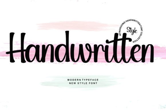 Handwritten: A Trendy Handwritten Font