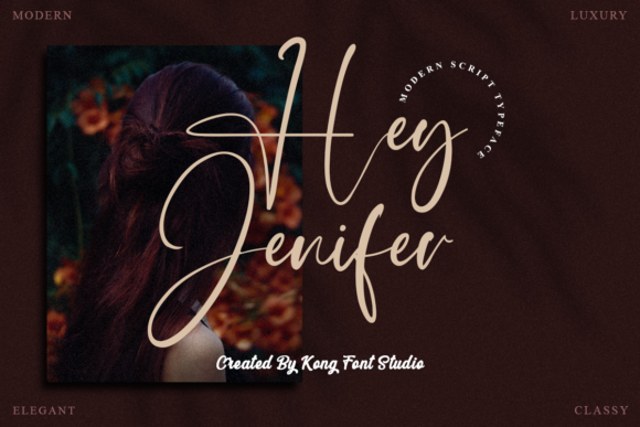 Hey Jenifer: A Playful Handwritten Script Font for Creative Projects
