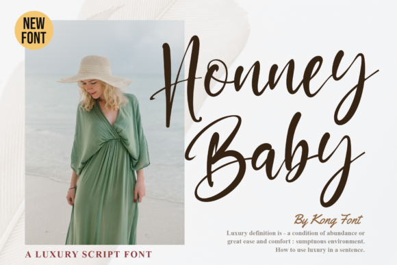 Honney Baby: A Playful Handwritten Script Font for Crafters and Designers
