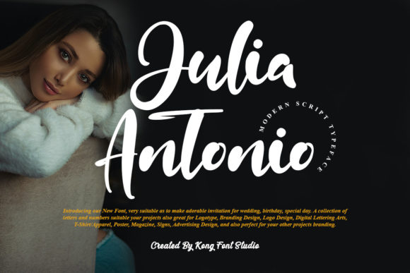Julia Antonio: A Modern Script Font with Classic Charm