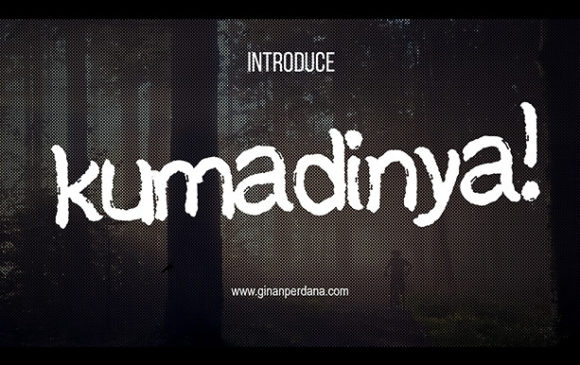 Kumadinya: A Brushed Display Font That Brings Character to Every Design