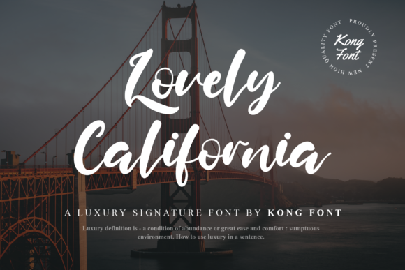 Lovely California: A Playful Script for Modern Creatives