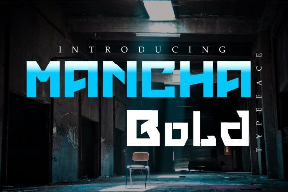 Mancha Bold: A Playful Display Font for Creative Projects