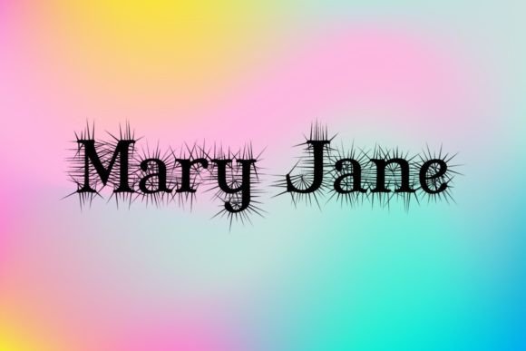 Mary Jane: A Display Font Built for Visual Impact