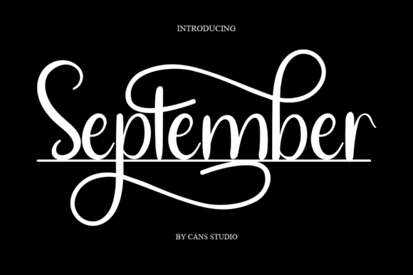 Meet September: A Handwritten Font with Character