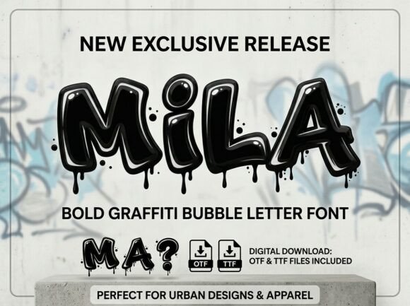 Mila: A Bold Statement in Urban Typography