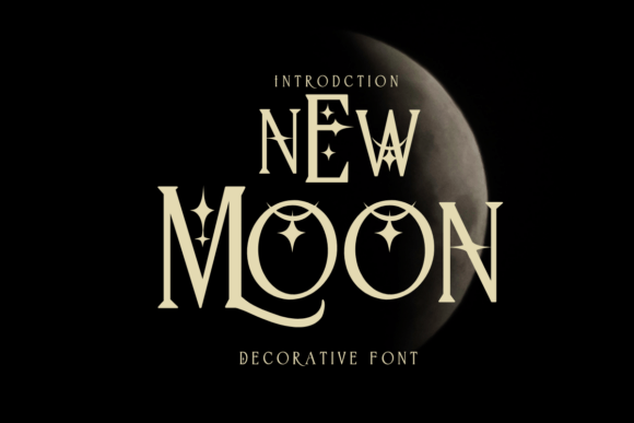 New Moon: A Decorative Font That Blends Warmth With Versatility