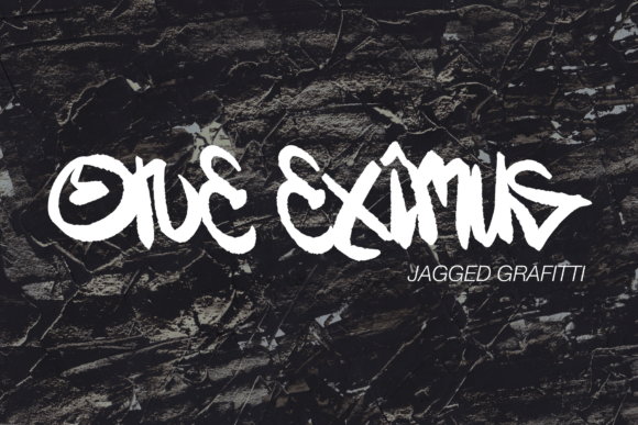 One Eximus: A Display Font That Rewrites the Rules of Graffiti Typography