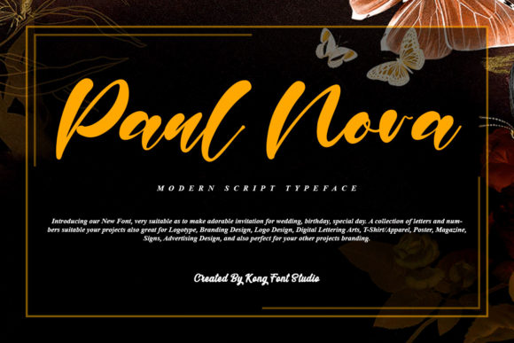 Paul Nora: A Playful Handwritten Script for Modern Creatives