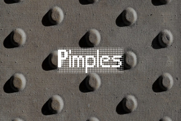 Pimples: The Pixel Decorative Font That Redefines Character Design