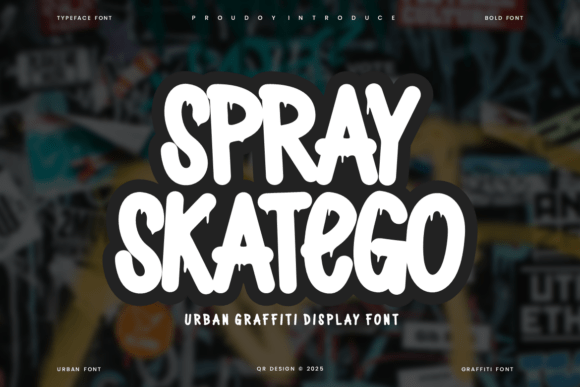 Spray Skatego Handwritten Font for Modern Design