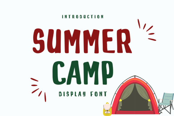 Summer Camp: A Playful Display Font for Outdoor Brands