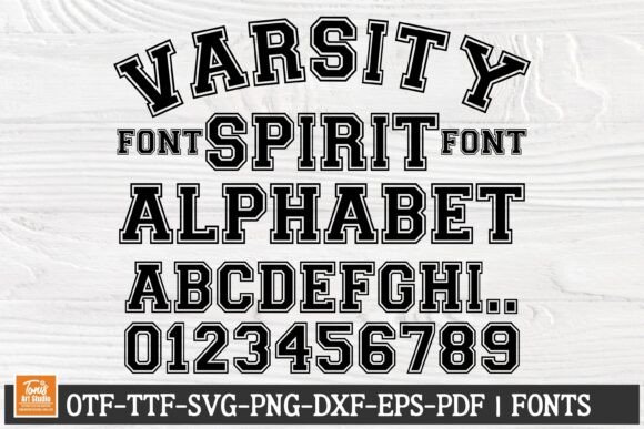 Varsity Spirit Typeface: Bold Letters for College Alphabet Projects and Athletic Design